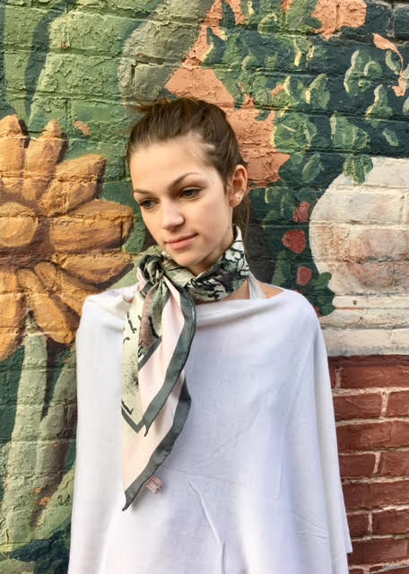 WARRIORS OF FASHION 4 SILK SCARF — ROZA SF