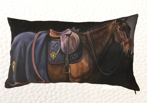 “Marque de Noblesse” Pillow Cover by Janet Crawford
