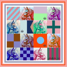 Load image into Gallery viewer, Nautical Flag Yearling Scarf