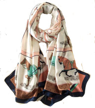 Load image into Gallery viewer, Oblong Equestrian Scarf